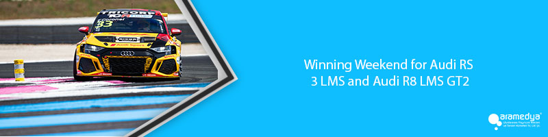 Winning Weekend for Audi RS 3 LMS and Audi R8 LMS GT2