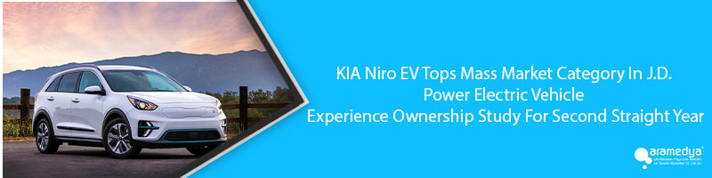 KIA Niro EV Tops Mass Market Category In J.D. Power Electric Vehicle Experience Ownership Study For Second Straight Year