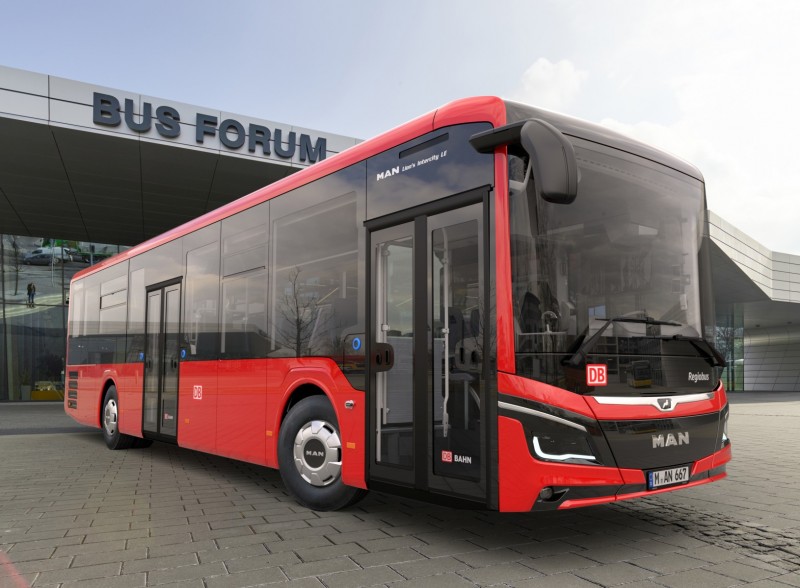Deutsche Bahn has awarded a framework contract for around 940 buses to MAN Truck & Bus as part of the modernisation of its bus fleet. The city and intercity buses will be delivered to Deutsche Bahn AG over the next four years if the contracts are fully utilised, with the first vehicles expected to be delivered in 2023. MAN MAN Truck & Bus will deliver around 940 MAN Lion's City Buses and MAN Lion's Intercity LE to Deutsche Bahn by 2026, assuming all extension options are used The focus of the award was on life cycle costs and thus vehicles with low fuel consumption, among other things Buses with MAN EfficientHybrid technology also significantly reduce fuel consumption and pollutant emissions man Once again, MAN was able to win a tender from Deutsche Bahn. A total of approximately 940 buses are to be delivered by 2026 with full use of the contracts. These include city buses of the type MAN Lion's City in all length variants as well as intercity buses of the type MAN Lion's Intercity LE. In the case of the MAN Lion's City city buses, Deutsche Bahn is also relying on a wide range of drive variants: Diesel as well as CNG and EfficientHybrid. With around 420 million passengers in 2021, Deutsche Bahn is the largest provider of bus transport in Germany. DB Regio operates more than 10,000 buses in almost 300 districts and independent cities. The awarding of the contract focused, among other things, on life cycle costs and thus vehicles with low fuel consumption. The new MAN buses will be used throughout Germany in the future. MAN Truck & Bus is also a second supplier of electric buses. "The award of the framework agreement by Deutsche Bahn for such an exorbitant number of MAN buses confirms that our city and intercity buses as well as our services are convincing in practice," says Christoph Huber, Chairman of the Executive Board of MAN Truck & Bus Deutschland GmbH. The MAN Lion's City series impresses with numerous technical details inside and out. The multiple award-winning design language also makes the MAN city bus series the perfect bus in urban areas. The clear focus is on efficiency, comfort and ergonomics. A high proportion of the buses in the framework agreement are also equipped with the MAN EfficientHybrid system including automatic stop-start. This technology reduces the environmental impact in three ways: fuel consumption is reduced by storing braking energy, fewer pollutants are emitted by completely switching off the combustion engine and noise emissions are considerably lower as a result. The main component of MAN EfficientHybrid technology is a robust, wear-free and maintenance-free electric motor that is installed in the driveline between the engine and transmission. When overrun or braking, the crankshaft starter-generator works as a generator (alternator) and conversely also as a starter (starter motor). With the MAN CNG buses of the Lion's City series, pollutant emissions are also significantly reduced. Particularly environmentally friendly: the MAN Lion's City G can also be fuelled with biomethane. This fuel variant leads to a further substantial reduction in CO2 emissions. The smoother running also means less engine noise than with a comparable diesel engine. The MAN Lion's Intercity LE, which was introduced last year, sets standards in the low-entry class as well as with minimal "total cost of ownership". The latest MAN bus model also impresses with a progressive, modern look that blends in well with the urban image of a modern city. The high proportion of glass and the large glass roof hatches let in plenty of natural daylight, creating a panoramic effect. The generous glass surfaces and the integral and lightweight construction also make the vehicle significantly lighter and more efficient. The modern lighting concept of the MAN Lion's Intercity LE with direct, warm white LED lighting also creates a pleasant, inviting and contemporary ambience in the passenger compartment. "We are extremely pleased that our long-standing partnership with Deutsche Bahn can now be continued. It is particularly pleasing that our recently introduced new MAN Lion's Intercity LE intercity bus has already been so well received on the market after just a few months and scored points directly in the DB tender," adds Frank Krämer, Head of Bus Sales, MAN Truck & Bus Deutschland GmbH.