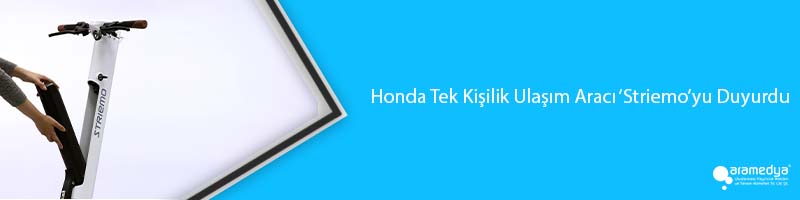 Honda Tek Kişilik Ulaşım Aracı ‘Striemo’yu Duyurdu