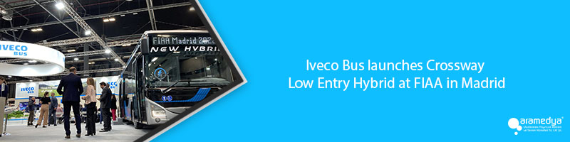 Iveco Bus launches Crossway Low Entry Hybrid at FIAA in Madrid